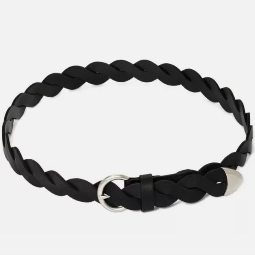 Universal Thread Black Braided Belt | Black | Small